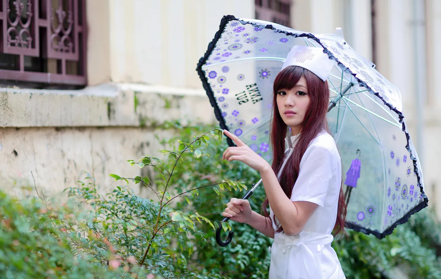 [Mzsock] NO.204 Xiaoya nurse uniform, stockings, high heels and beautiful legs street photography#[70P]-31