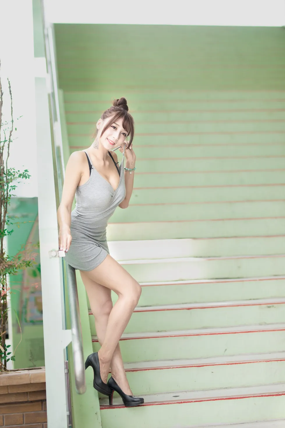 [Mzsock] NO.179 Chen Yijie dress, short skirt, high heels and beautiful legs street photography#[35P]-7