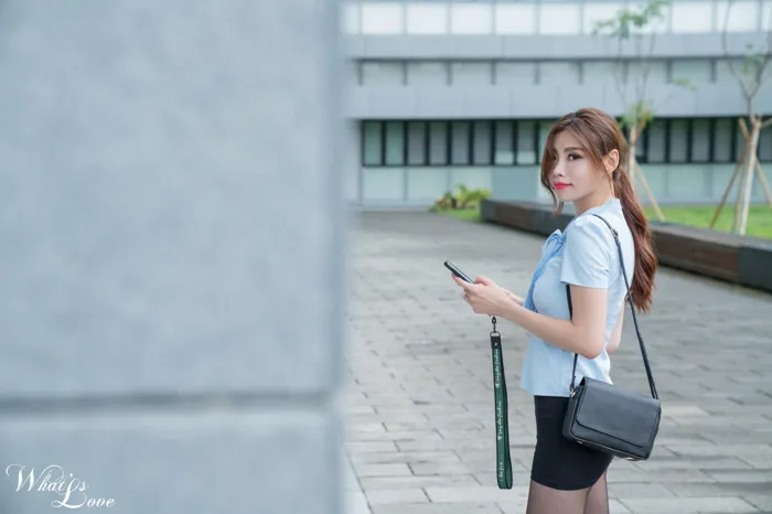 [Mzsock] NO.228 Lin Yiyi high heels and beautiful legs outdoor shot street photography#[35P]-14